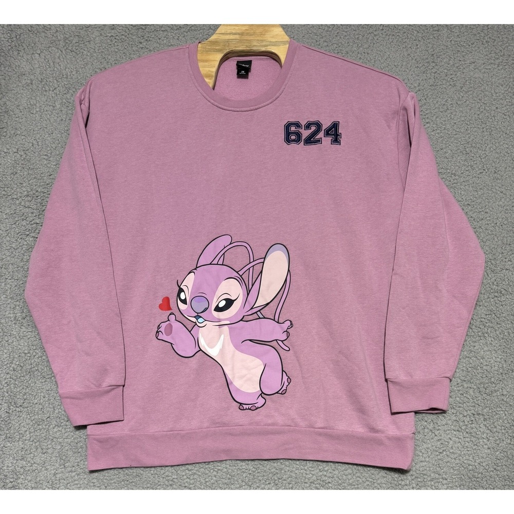 Disney Lilo & Stitch The Series Angel Crewneck BoxLunch Exclusive Womens 2X